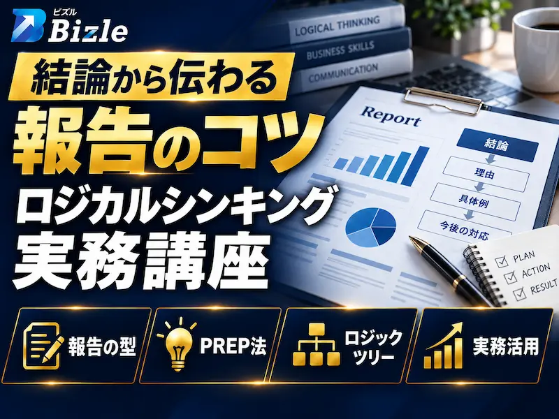 結論から伝わる報告のコツ｜ロジカルシンキングを実務で鍛える方法